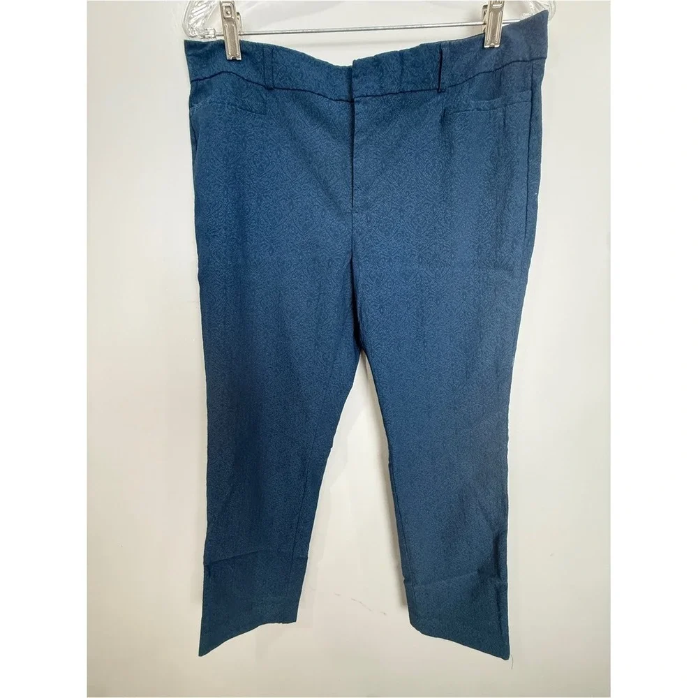 Banana Republic Navy Textured Women's Dress Pants